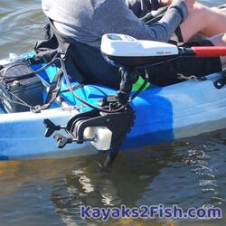 K2F Kayak Trolling Motor 50lb Thrust Electric Trolling Motor and Mounting Kit