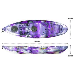 NextGen 9 Fishing Kayak Package - Purple Camo [Brisbane-Darra]