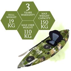 Osprey Fishing Kayak Package - Jungle Camo [Newcastle]