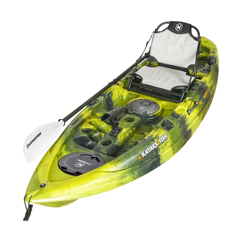 NEXTGEN 9 Fishing Kayak Package Moss Camo Kayaks2Fish