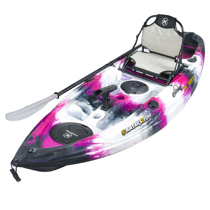 NEXTGEN 9 Fishing Kayak Package Pink Camo Kayaks2Fish