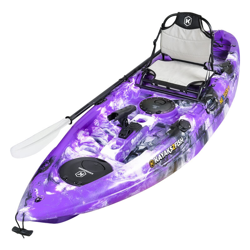 NEXTGEN 9 Fishing Kayak Package Purple Camo Kayaks2Fish