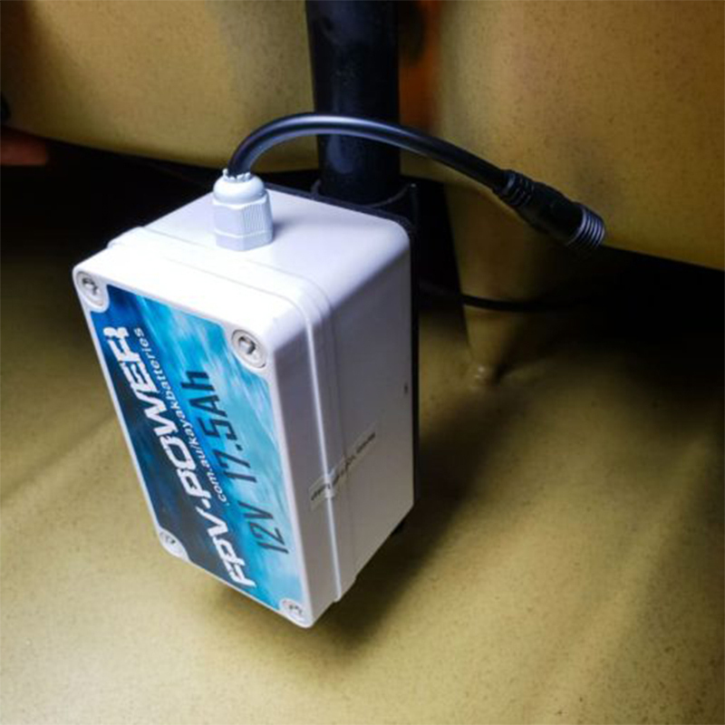 BerleyPro FPV Lithium Battery Hobie Mast Mount BerleyPro FPV Lithium Battery Hobie Mast Mount