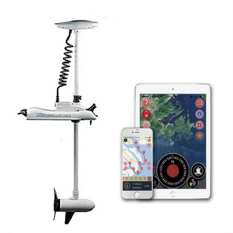 Haswing Cayman B 55lbs Trolling Motor 12V with GPS White Haswing Cayman B 55lbs Trolling Motor 12V with GPS White