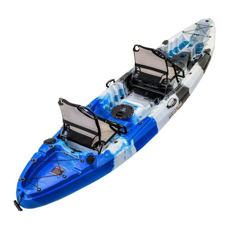 Eagle Pro Double Fishing Kayak Package - Blue Camo [Adelaide]