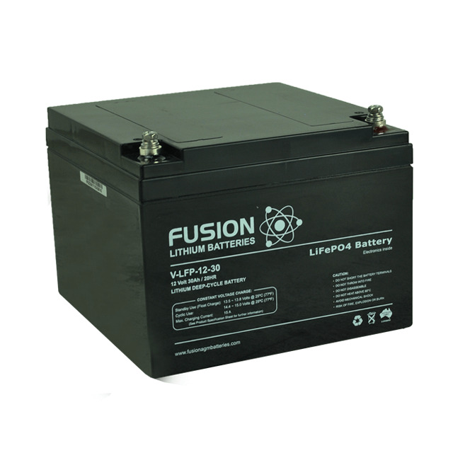 Fusion 12V 30AH Lithium Ion Phosphate Deep-Cycle Battery Fusion 12V 30AH Lithium Ion Phosphate Deep-Cycle Battery