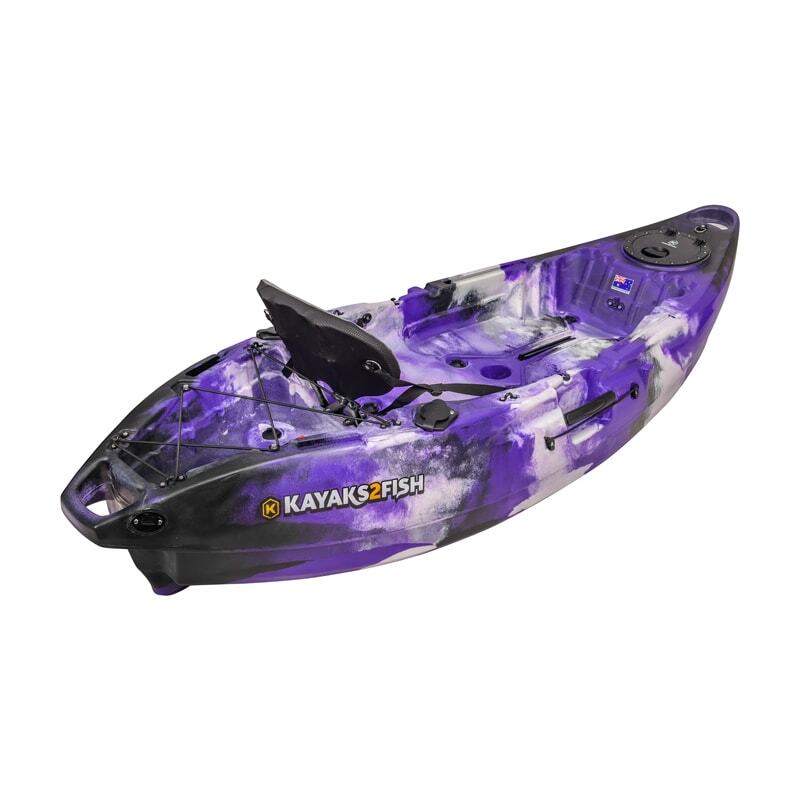 NEXTGEN 7 Fishing Kayak Package - Purple Camo
