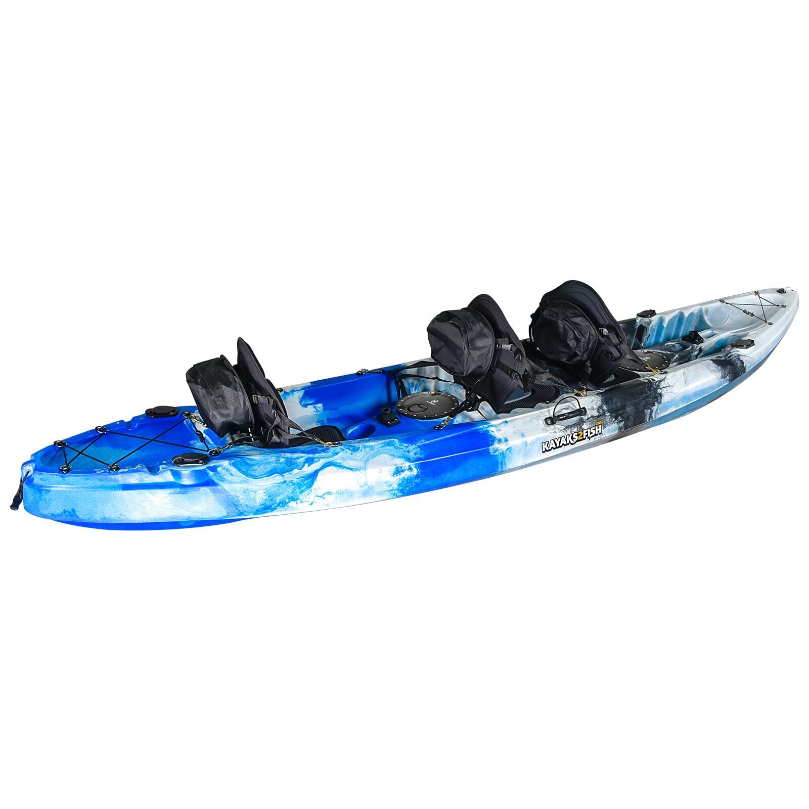Eagle Double Fishing Kayak Package - Blue Camo [Brisbane-Darra]