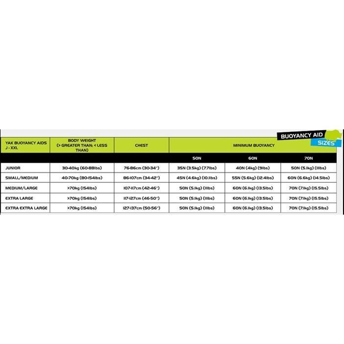 Yak Kallista 50N Buoyancy Aid Yak Kallista 50N Buoyancy Aid