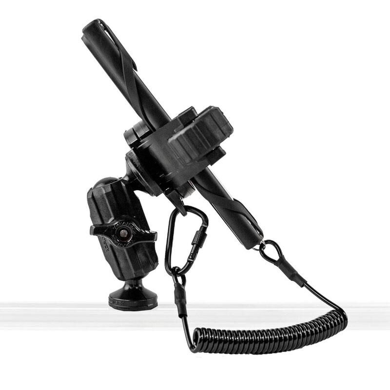 YakAttack RotoGrip Phone Holder with 1" Screwball Track Mount YakAttack RotoGrip Phone Holder with 1" Screwball Track Mount