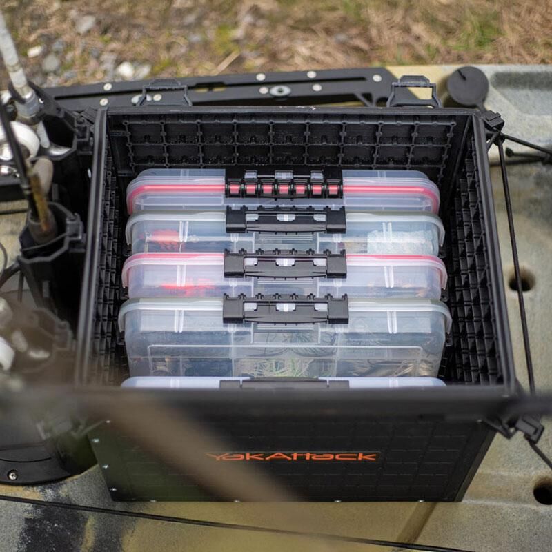 YakAttack BlackPak Pro Kayak Fishing Crate - 13″ x 16″ YakAttack BlackPak Pro Kayak Fishing Crate - 13″ x 16″
