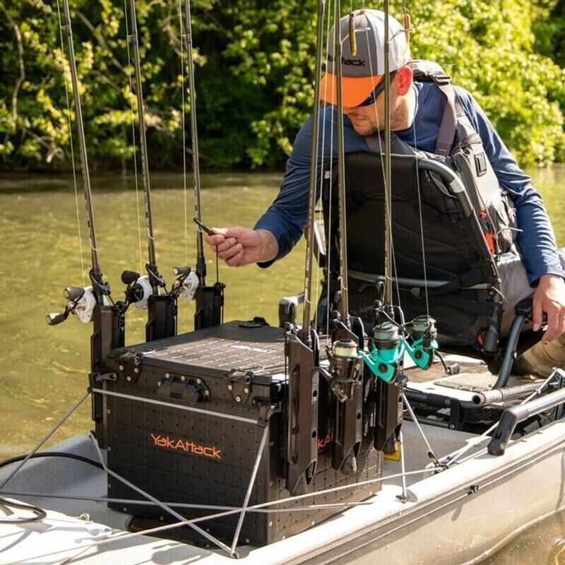 YakAttack BlackPak Pro Kayak Fishing Crate - 16″ x 16″ YakAttack BlackPak Pro Kayak Fishing Crate - 16″ x 16″
