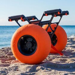 YakAttack TowNStow Bunkster Kayak Cart With Sand Tires YakAttack TowNStow Bunkster Kayak Cart With Sand Tires