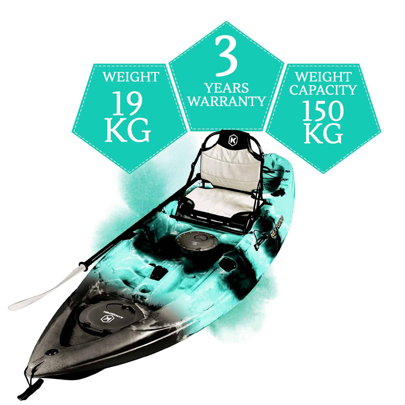 NEXTGEN 9 Fishing Kayak Package - Bora Bora [Newcastle]
