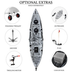 Triton Pro Fishing Kayak Package - Arctic [Brisbane-Darra]