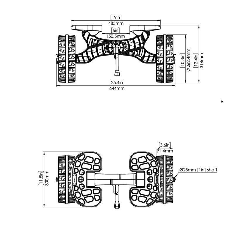 Railblaza C-Tug Kayak And Canoe Cart Railblaza C-Tug Kayak And Canoe Cart