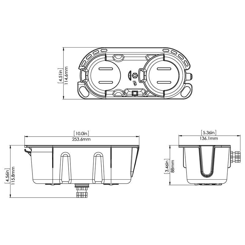 Railblaza Stowpod White Railblaza Stowpod White