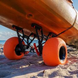 YakAttack TowNStow Bunkster Kayak Cart With Sand Tires YakAttack TowNStow Bunkster Kayak Cart With Sand Tires