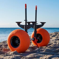 YakAttack TowNStow Scupper Kayak Cart With Sand Tires YakAttack TowNStow Scupper Kayak Cart With Sand Tires