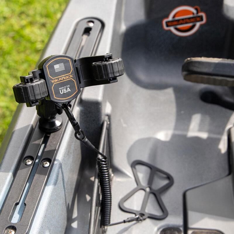 YakAttack RotoGrip Phone Holder with 1" Screwball Track Mount YakAttack RotoGrip Phone Holder with 1" Screwball Track Mount