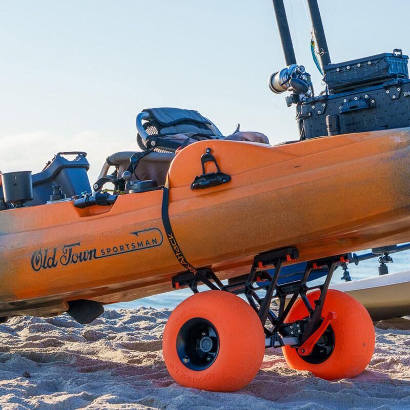 YakAttack TowNStow Bunkster Kayak Cart With Sand Tires YakAttack TowNStow Bunkster Kayak Cart With Sand Tires