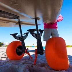YakAttack TowNStow Scupper Kayak Cart With Sand Tires YakAttack TowNStow Scupper Kayak Cart With Sand Tires