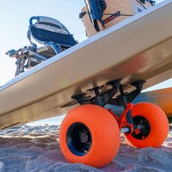 YakAttack TowNStow Scupper Kayak Cart With Sand Tires YakAttack TowNStow Scupper Kayak Cart With Sand Tires