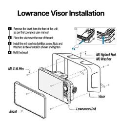 BerleyPro Lowrance Eagle 7 Visor BerleyPro Lowrance Eagle 7 Visor