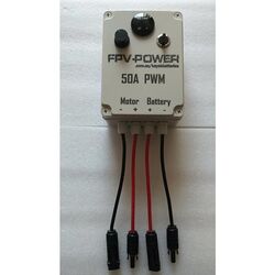 FPV-Power PWM 50A with Variable Speed Controller V2 FPV-Power PWM 50A with Variable Speed Controller V2