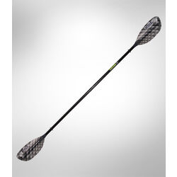 Werner Shuna Hooked Adjustable Two Piece Straight Shaft Paddle Charcoal Grey 220 - 240cm