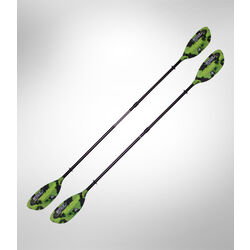 Werner Shuna Hooked Adjustable Two Piece Straight Shaft Paddle Wicked Green 220- 240cm