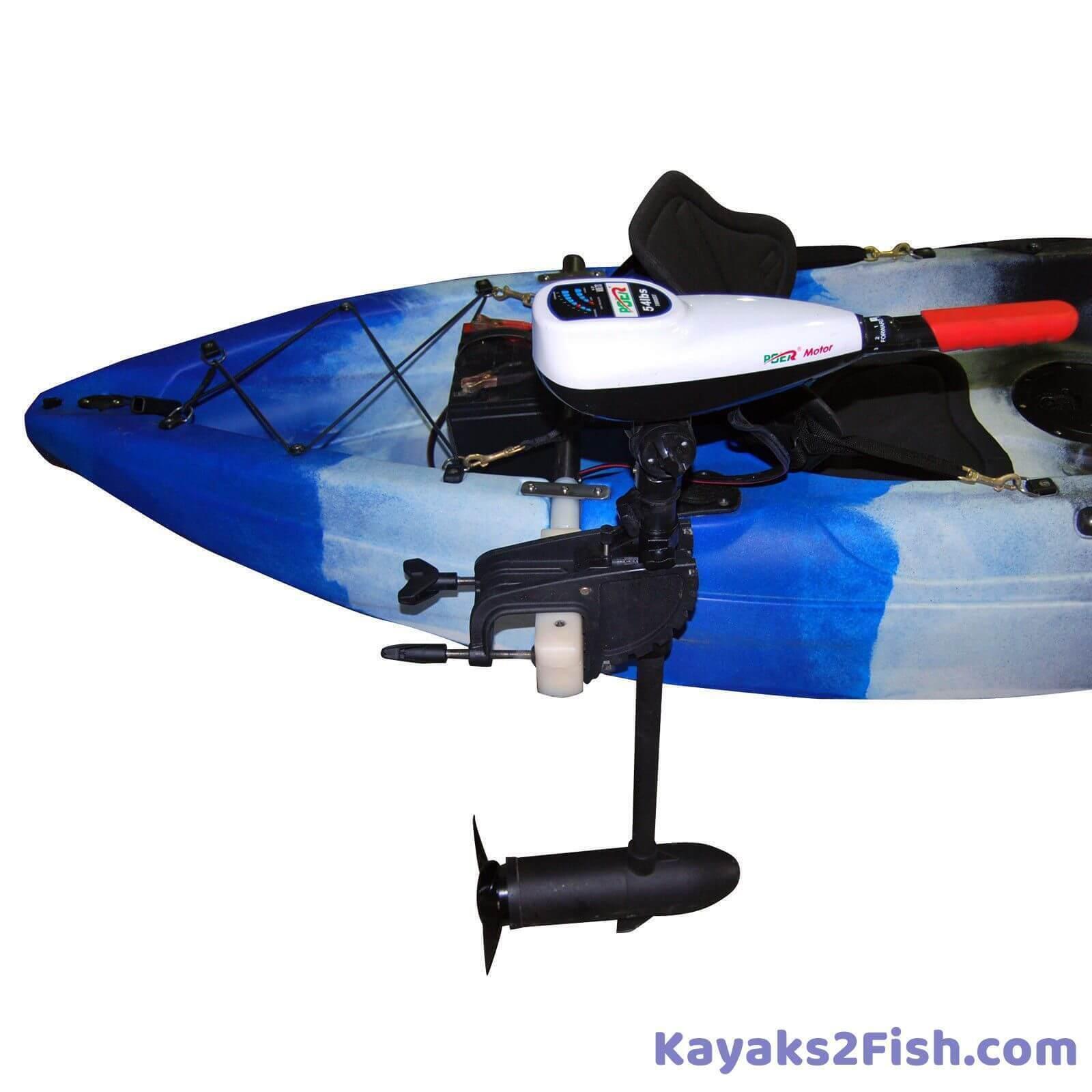K2F Kayak Trolling Motor - 50lb Thrust Electric Trolling Motor and Mounting Kit [Delivered]