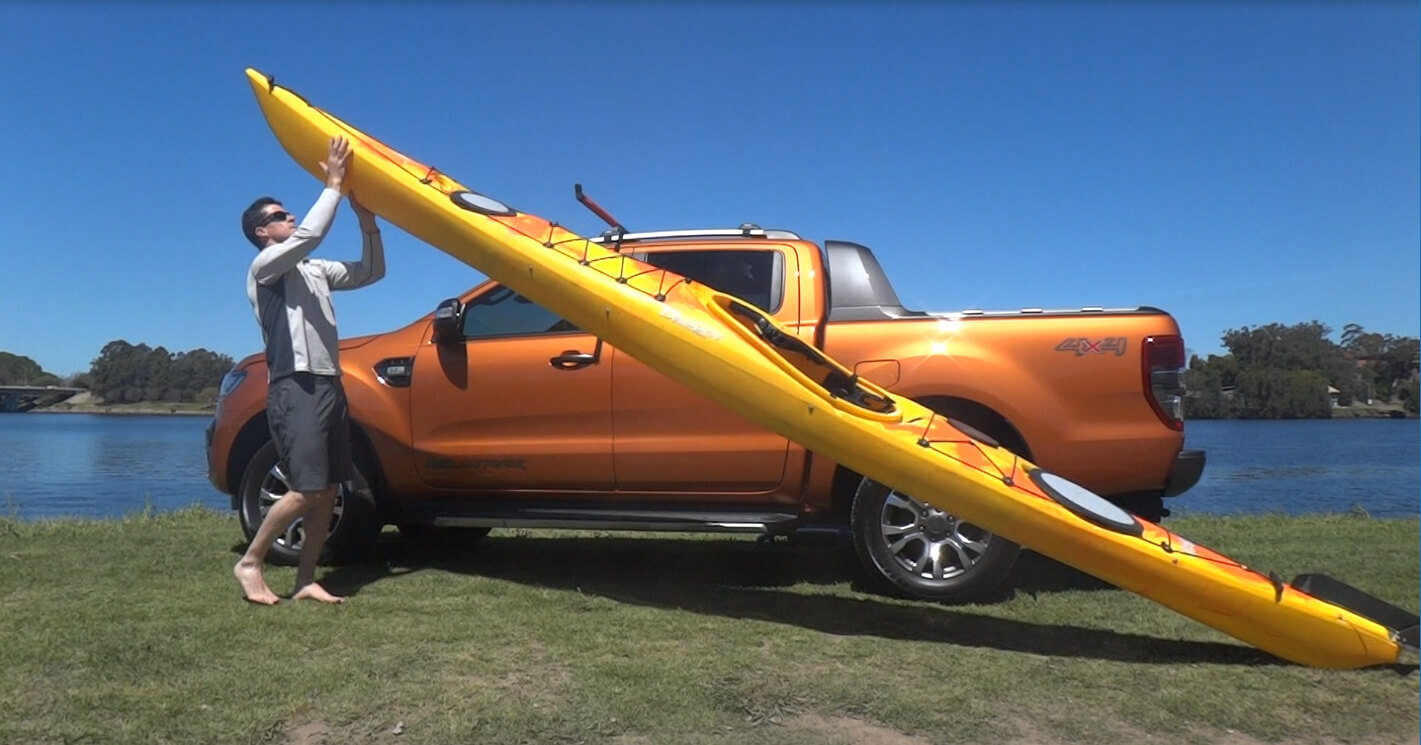 Kayak Roof Rack Loader Rack & Roll Universal Loading Solution for Kayak, Canoe, SUP | $189