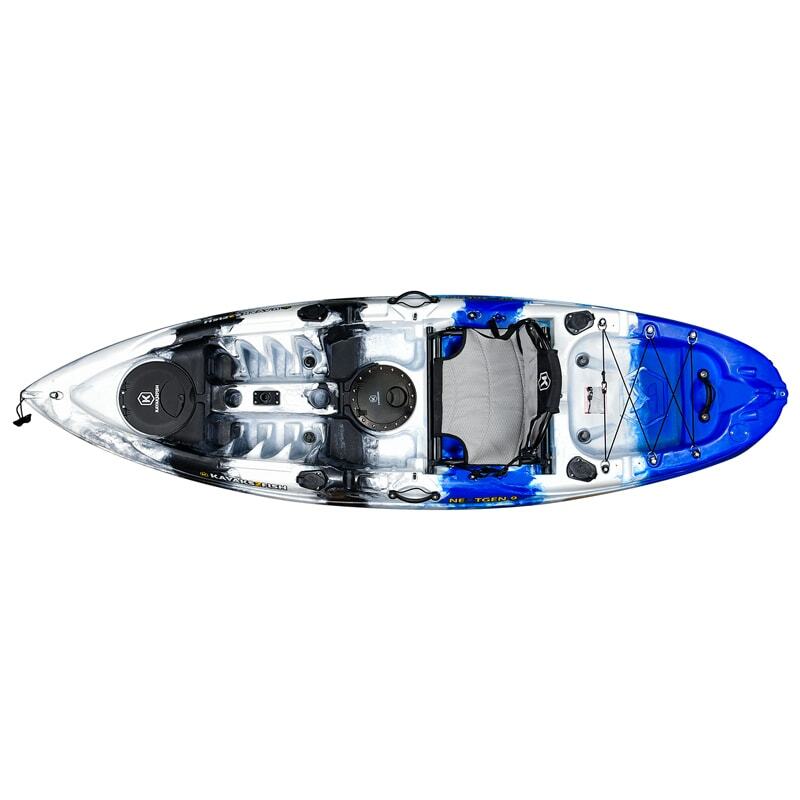NextGen 9 Fishing Kayak Package - Blue Camo [Newcastle]