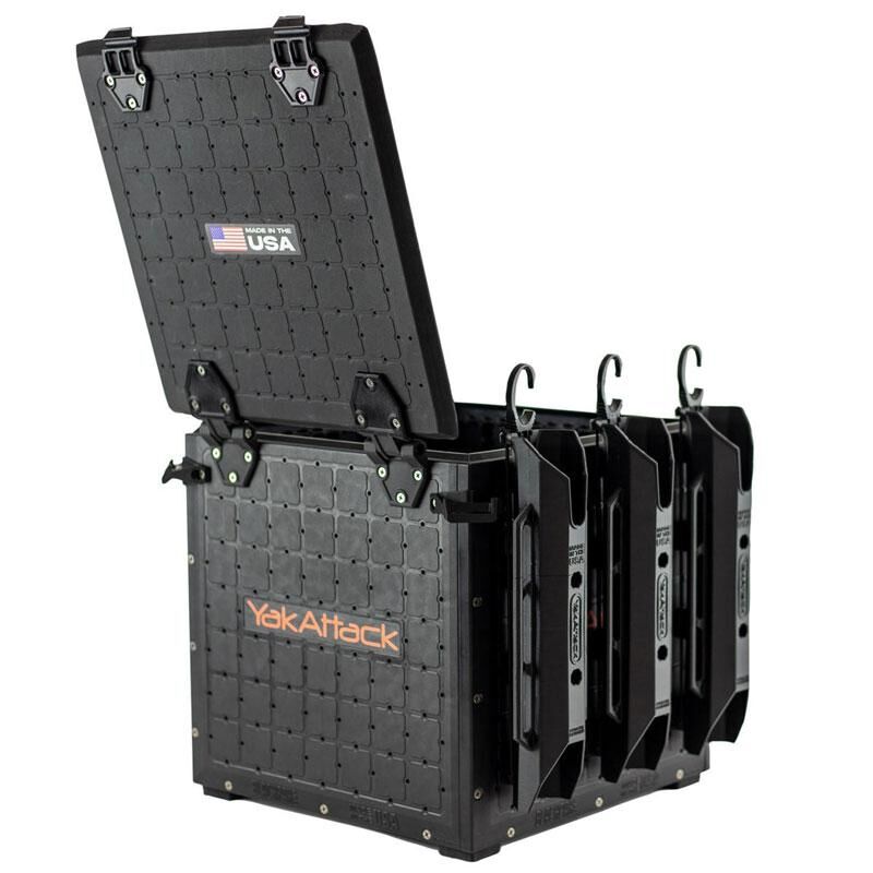 YakAttack BlackPak Pro Kayak Fishing Crate - 13″ x 13″  YakAttack BlackPak Pro Kayak Fishing Crate - 13″ x 13″