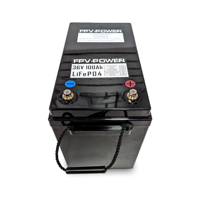 FPV-Power LiFePo4 36V 100AH with 20A Charger FPV-Power LiFePo4 36V 100AH with 20A Charger
