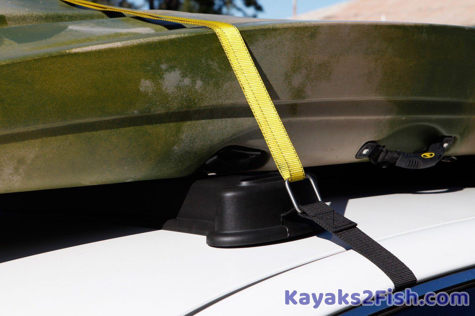 kayak soft roof rack - kayaks2fish