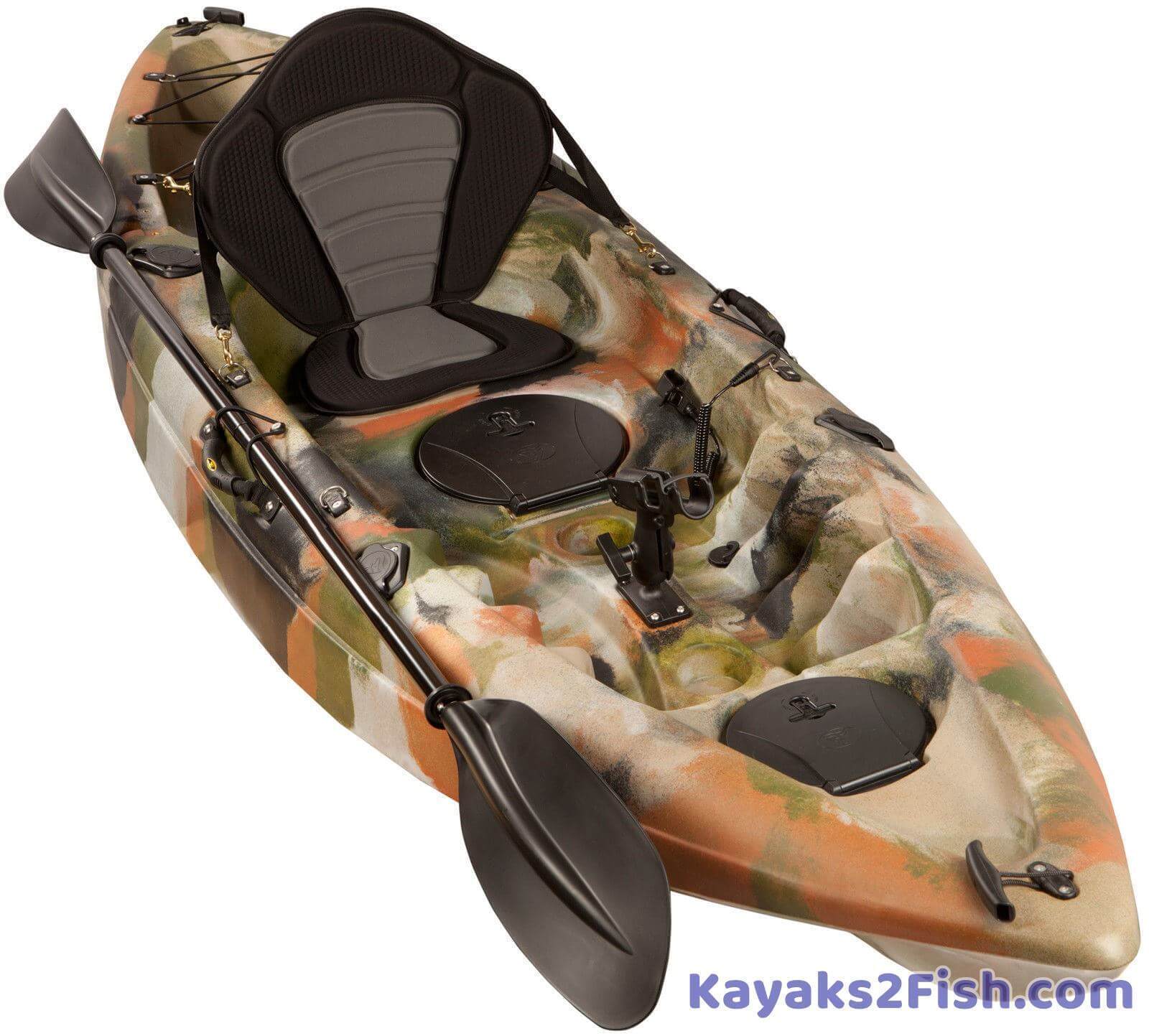 K2F Luxury Kayak Seat With High Back Rest Kayak Seat Padded Kayak Seat -  $79 - Kayaks2Fish