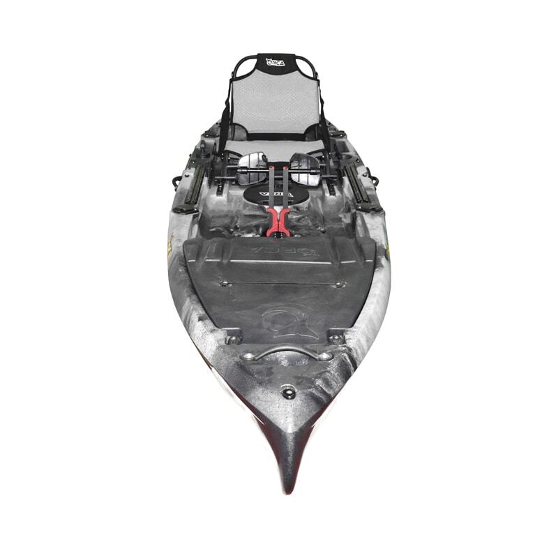 Kronos Foot Pedal Pro Fish Kayak Package with Max-Drive  - Arctic [Melbourne]