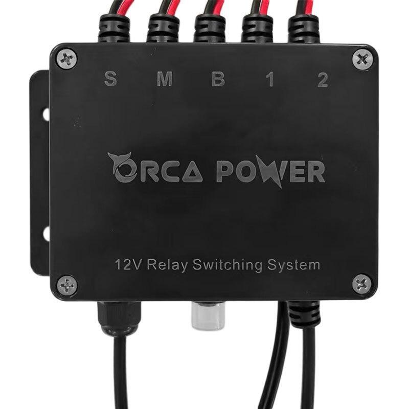 Orca Power 12V Relay Switching System 5 Ports Orca Power 12V Relay Switching System 5 Ports