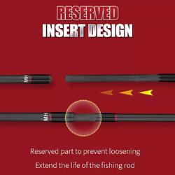 NextGen Carbon Fiber Spinning 3 Tip Fishing Rod