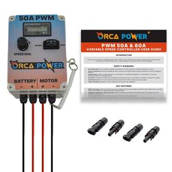 Orca Power 50A PWM Throttle Controller For Electric Motors Orca Power 50A PWM Throttle Controller For Electric Motors