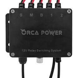 Orca Power 12V Relay Switching System 5 Ports Orca Power 12V Relay Switching System 5 Ports