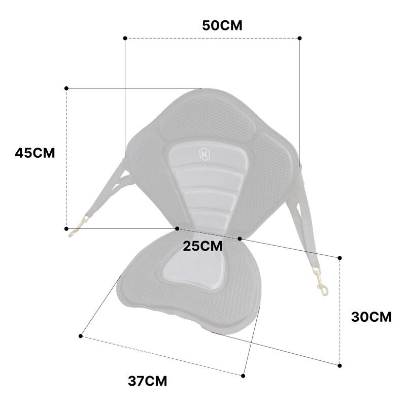 K2F Luxury Kayak Seat With High Back Rest | Kayak Seat | Padded Kayak Seat K2F Luxury Kayak Seat With High Back Rest | Kayak Seat | Padded Kayak Seat