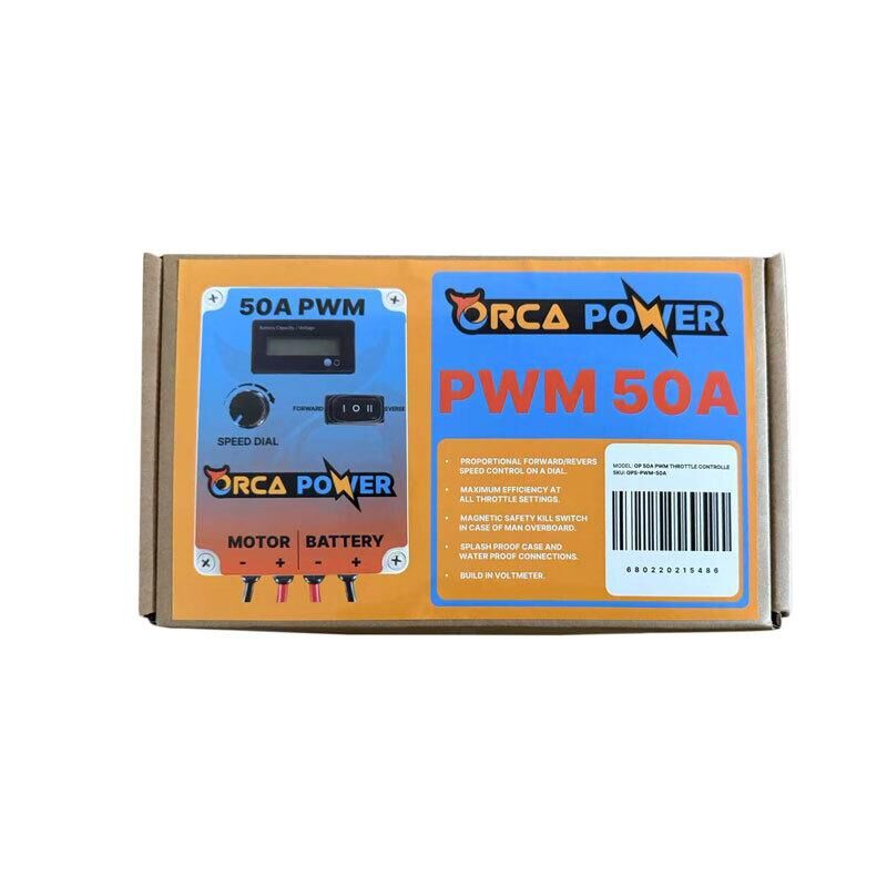 Orca Power 50A PWM Throttle Controller For Electric Motors Orca Power 50A PWM Throttle Controller For Electric Motors