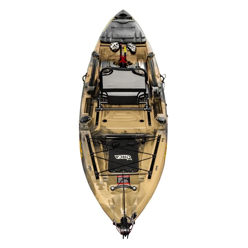 Kronos Foot Pedal Pro Fish Kayak Package with MAX-DRIVE - Sahara [Brisbane-Rocklea]