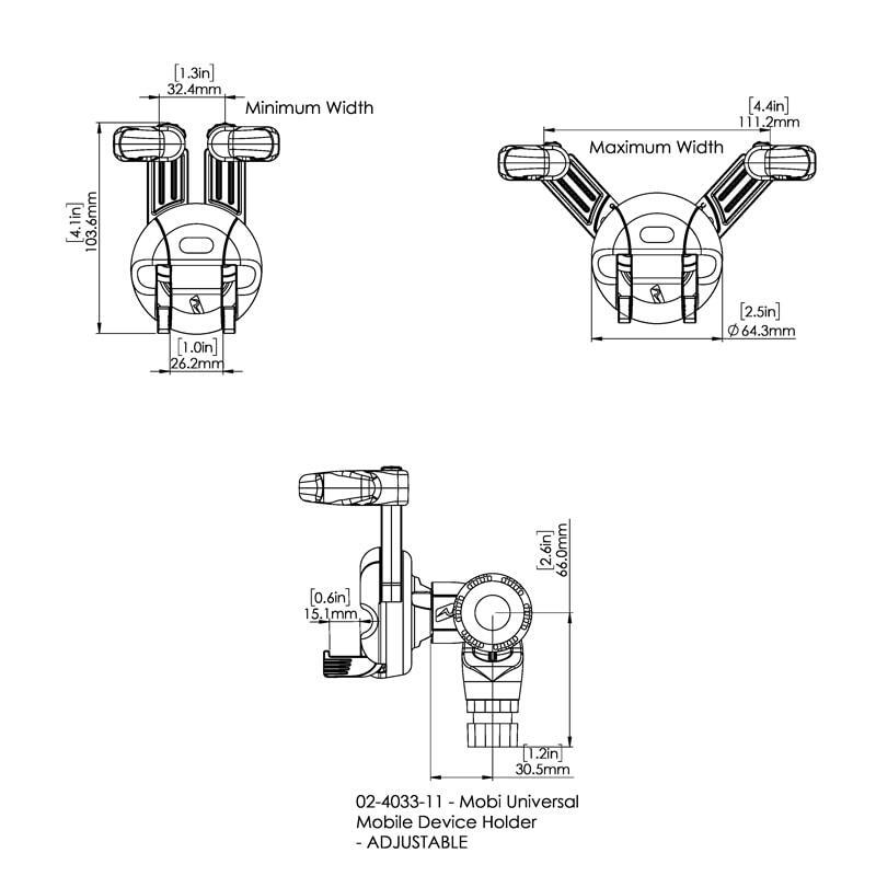 Railblaza Mobi Device Holder with StarPort Kit Railblaza Mobi Device Holder with StarPort Kit