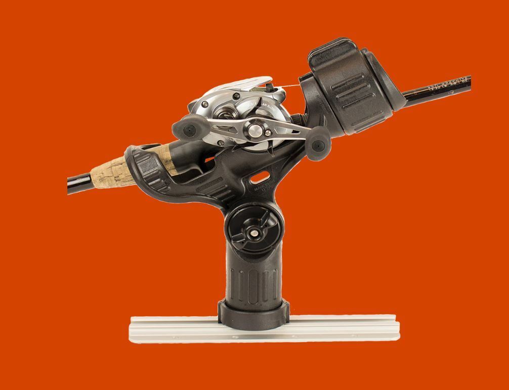 YakAttack Omega Rod Holder with Track Mounted LockNLoad Mounting System YakAttack Omega Rod Holder with Track Mounted LockNLoad Mounting System