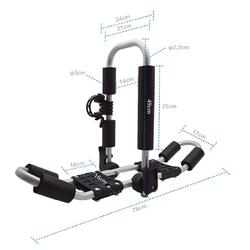 K2F Adjustable Twin J-Style Kayak Carrier Roof Rack Mounted Holder K2F Adjustable Twin J-Style Kayak Carrier Roof Rack Mounted Holder