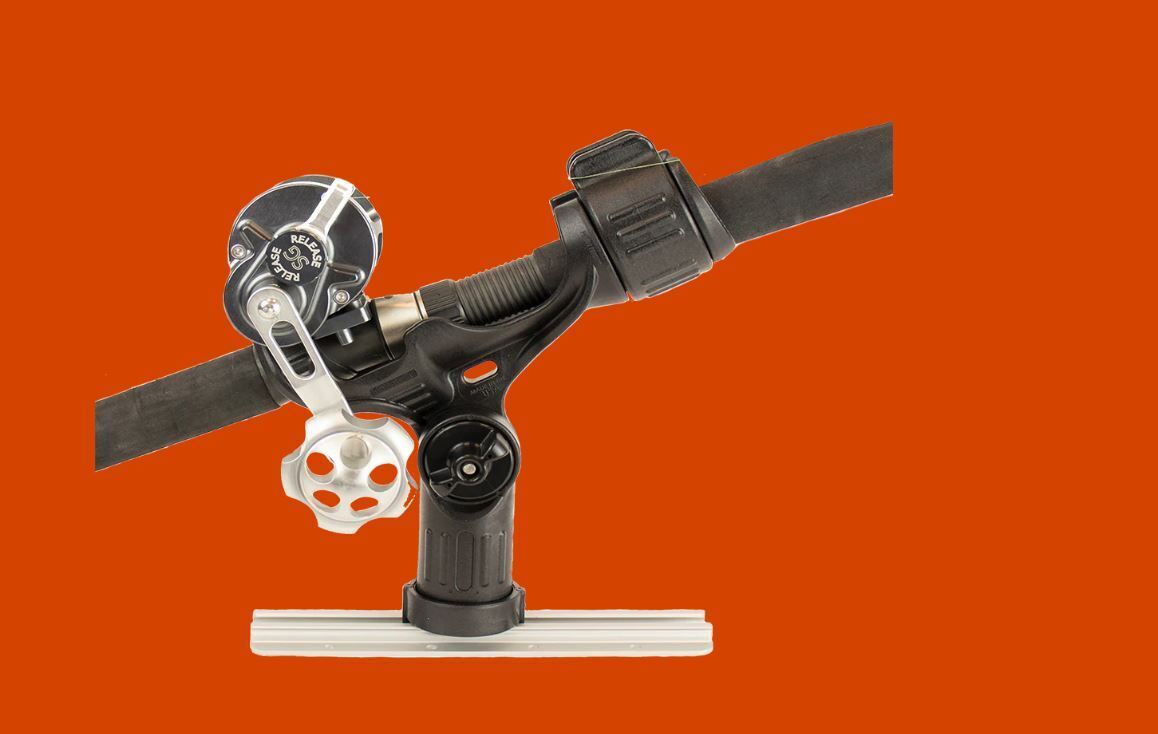 YakAttack Omega Rod Holder with Track Mounted LockNLoad Mounting System YakAttack Omega Rod Holder with Track Mounted LockNLoad Mounting System